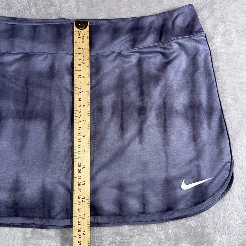 Nike‎ Dri Fit Tennis Skirt Womens Size XL Gray Built In Briefs Pickle Ball Golf